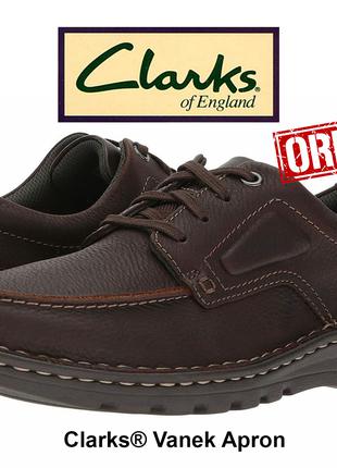 Clarks vanek apron outlet men's ortholite shoes