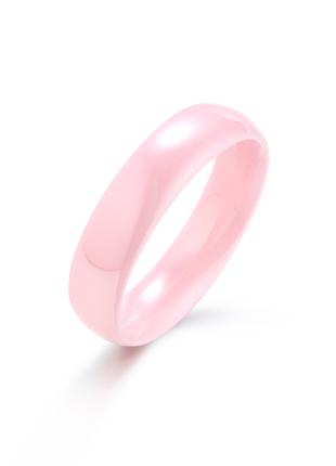 Очень нежное, стильное и модное розовое керамическое кольцо