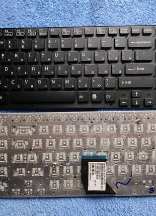Клавиатура для ноутбука Sony Vaio pcg-71615v черная, без рамки