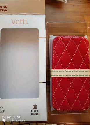 Чехол Vetti Flip HTC Desire 500 Diamond Series Red