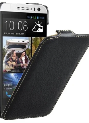 Чехол Avatti HTC Desire 616 V3 dual sim navy Slim Flip black