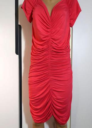Стильное трикотажное  платье сарафан