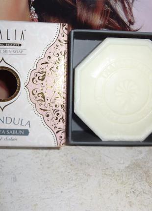 Натуральное мыло с экстрактом календулы юнайс thalia (турция)