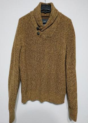 М 48 сост нов h&m свитер зимний под горло пуловер коричневый zxc