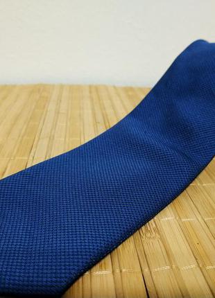 Сост нов галстук узкий тонкий синий zxc