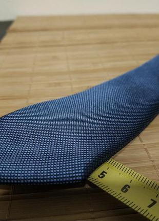 Сост нов f&f галстук брендовый фирменный узкий тонкий синий уз...