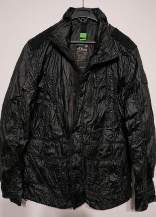 L m 50 48 сост нов s.oliver куртка ветровка чёрная zxc