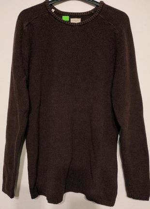 L xl 50 52 selected свитер пуловер бордовый мужской zxc