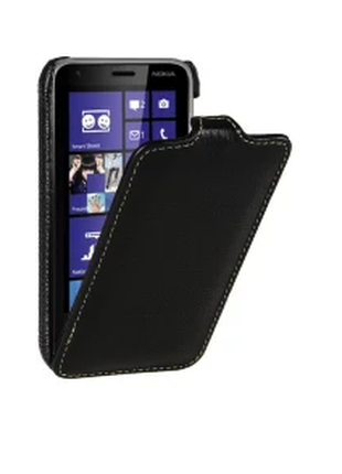 Чохол-фліп Vetti Craft Nokia Lumia 620 Normal S black