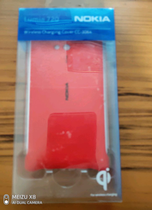 Чехол с беспроводной зарядки Nokia Lumia 720 (CC-3064 красный)