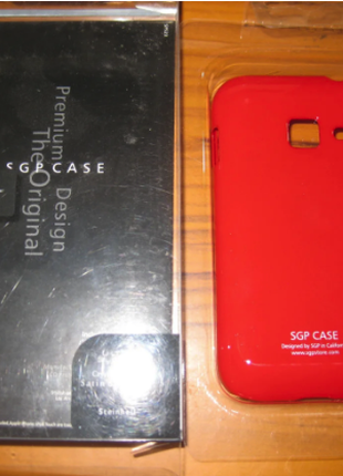 Чехол-накладка SGP Samsung S6802-красный
