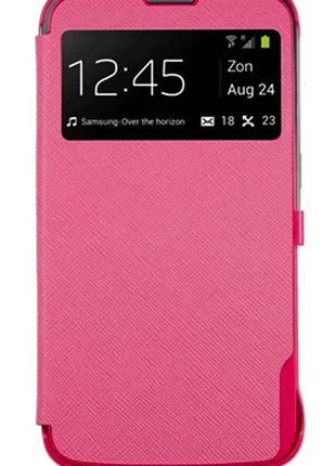 Чехол книжка Anymode View Case Samsung Galaxy Mega 6.3 I9200-pink