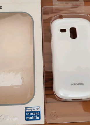 Чохол-накладка Anymode Case Samsung Galaxy SIII Mini I8190-white