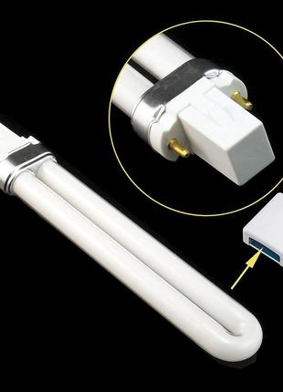 Сменная электронная УФ лампа 9w UV-9W E 365nm