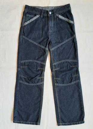 Темно серые джинсы loose плотные yigga  германия на 10лет (140см)