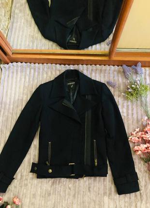 Женская куртка косуха sportstaff (италия), ткань шерсть