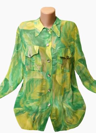 Натуральная шелковая блузка с карманами porcini, м-2xl, италия