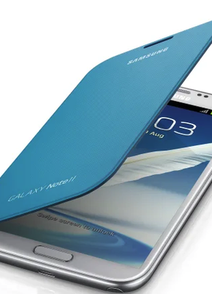 Чехол Samsung Galaxy Note 2 EFC-1J9FBEGSTD N7100 Blue