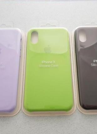Apple iPhone X чехол SILICON CASE силикон бампер iphone x xs