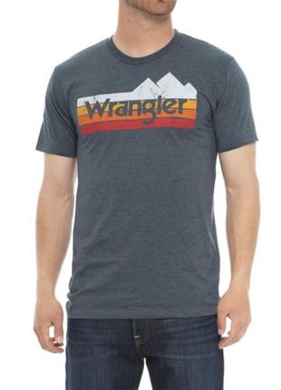 Мужская футболка wrangler rugged wear mountain range оригинал р l