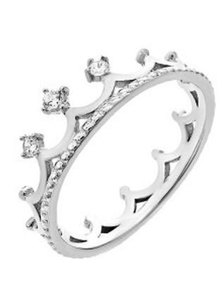 Кольцо корона серебро 925