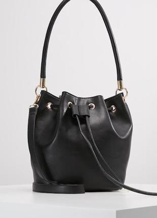 Чёрная сумка торба сумочка missguided