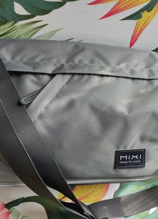 Mixi модная мужская сумка. сумка через плечо.