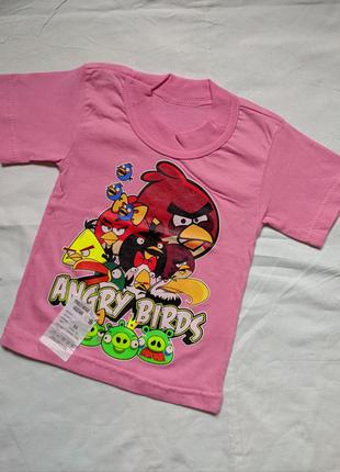 Детская футболка энгри бердс, 2-3 года, angry birds