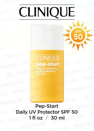 Солнезащитный тональный крем clinique pep start spf 50