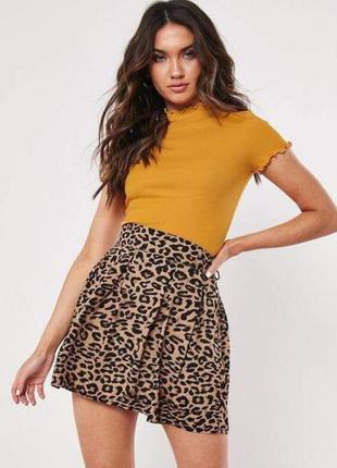 Классная леопардовая юбка divided
