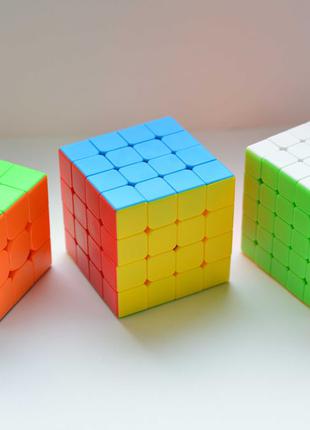 Цветной Кубик Рубика 2x2 3x3 4x4 5x5 MoYu Скоростной Матовый Б...