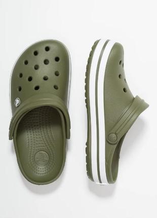 Крокс крокбенд клог зелені камуфляжні crocs crocband clog army...