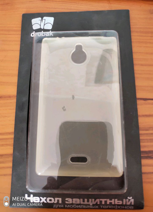 Панель Drobak Elastic PU для Nokia X2 Dual Sim clear