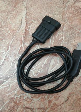 USB кабель ГБО универсальный STAG шнурок YOTA KME LPGTech Optima