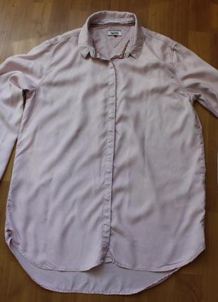 Удлиненная рубашка tommy hilfiger 100% лиоцелл размер m оригинал