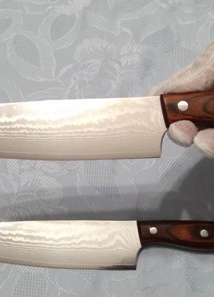Нож шеф-повара Дамаск 67 слоев (Японская сталь VG10)