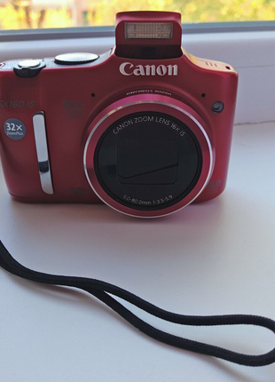 Фотоапарат Canon SX160 IS Super Zoom Red