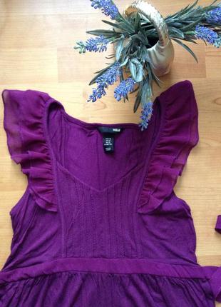 Трикотажна блуза красивого фіолетового кольору від h&m