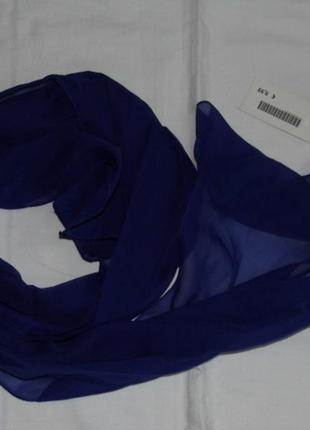 Синий воздушный шарфик - этикетка