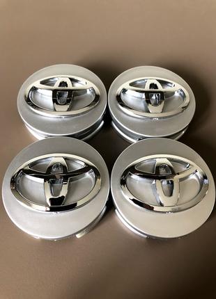 Колпачки заглушки на литые диски Тойота Toyota 62мм