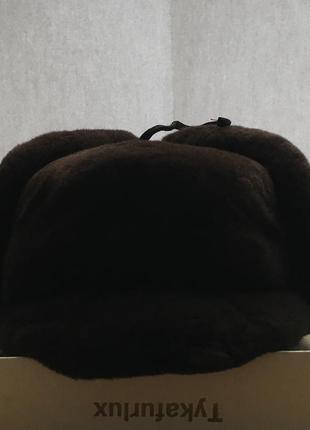 Норковая зимняя мужская шапка. новая. tukafurlux.