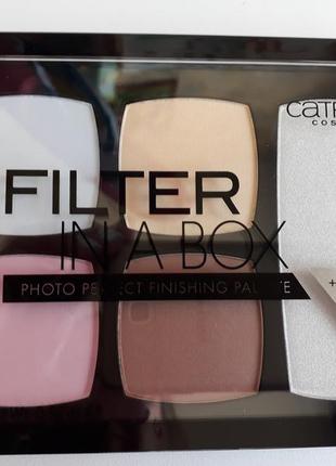 Палетка для лица catrice filter in a box photo perfect finishi...