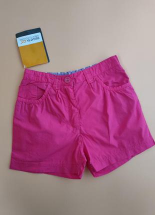 Розовые шорты для девочки натуральная ткань regatta, 104 см на...