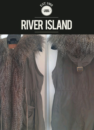 Жилетка з капюшоном і опушкою River Island p.L