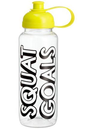 Пластиковая бутылка для воды h&m home squat goals