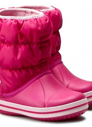 Детские сапоги crocs winter puff boot, 100% оригинал