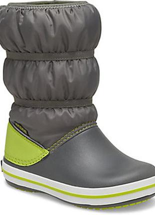 Дитячі чоботи crocs crocband winter boot, 100% оригінал