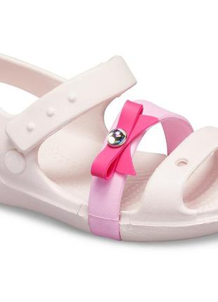 Детские босоножки crocs keeley charm sandal, 100% оригинал