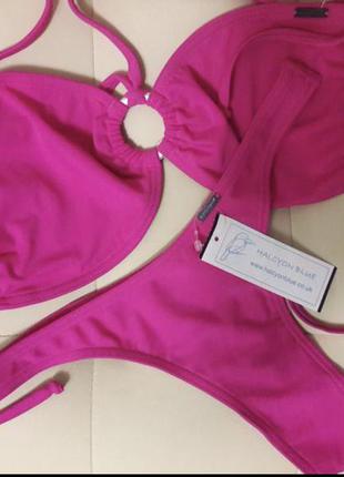 Фирменный розовый купальник бикини 👙 бюстье стринги