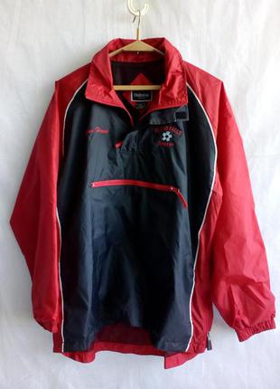 Holloway куртка ветровка спортивная размер l цвет красный черный